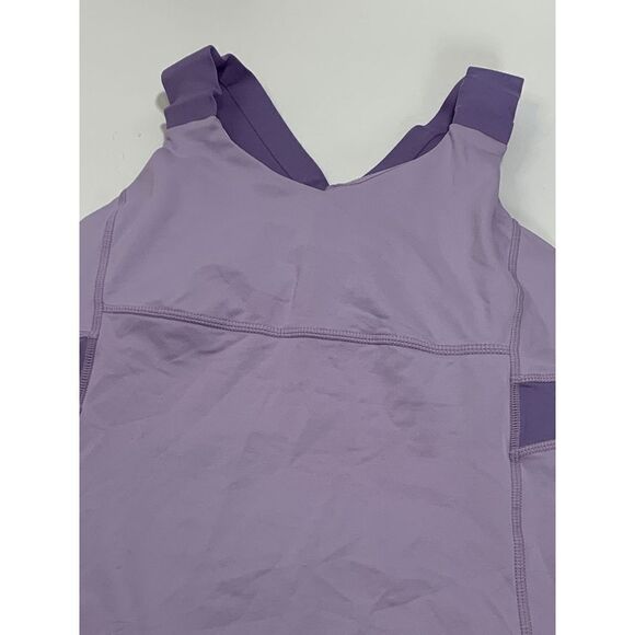 Lululemon Women's Active Tank Crisscross Back Workout Athletic Gym Purple Size 6 - Picture 3 of 6